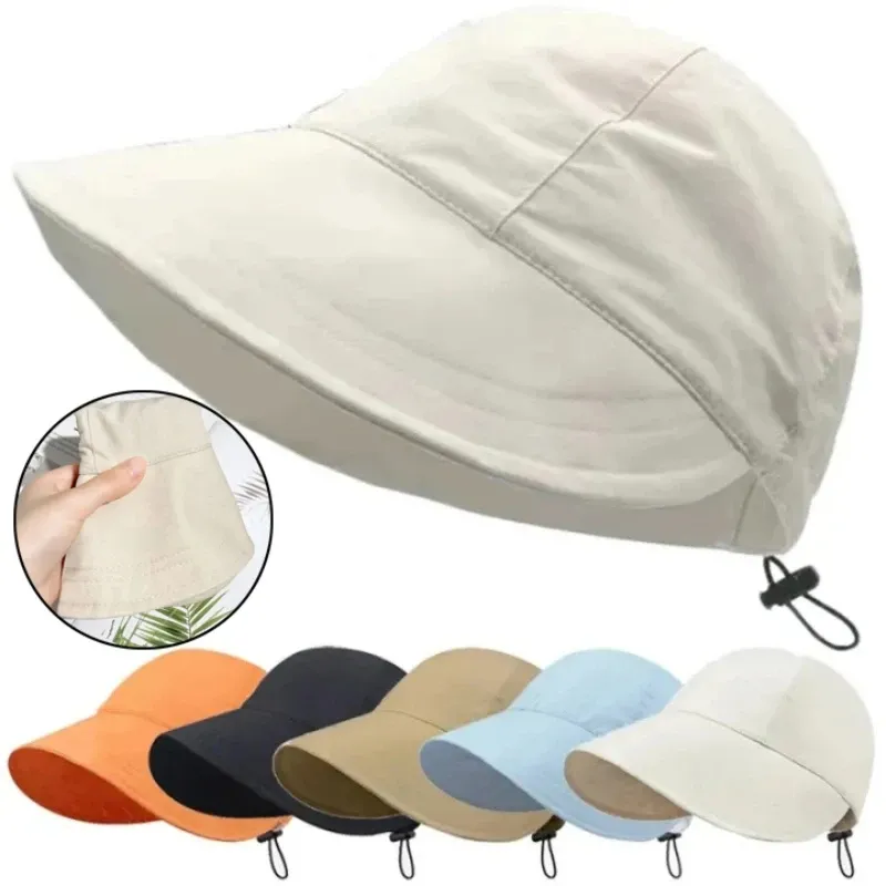 Hot sale Women Wide Wings Foldable Sunhat Summer Outdoor Beach