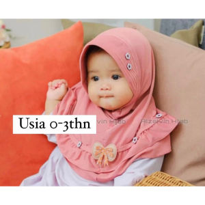 Alunna - Jilbab / Hijab Anak Emily usia 0-3thn jersey / hijab bayi / jilbab anak / kerudung anak perempuan / jilbab instan terlaris / hijab anak  murah / kerudung anak jersey