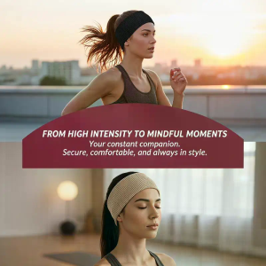 Elastic Yoga Hairbands For Women Men Solid Color Running Makeup Hair Accessories