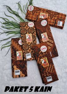 PAKET HEMAT MURAH DAPET 5 PCS KAIN JARIK PANJANG PREMIUM / KAIN JARIK MULYOJOYO / KAIN KEBAT PAKAIAN TRADISIONAL