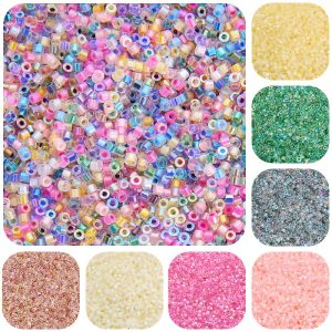 1000Pcs 2mm Macaroon Color Charm Czech Glass Seed Beads DIY Bracelet Beads for Jewelry Making Handmade Accessories