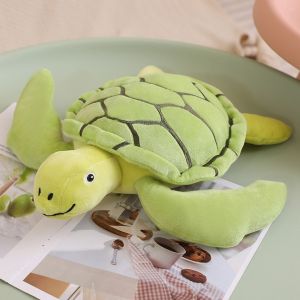 HJDJ Stuffed Doll Tortoise Plush Toy Fluffy Marine Animal Tortoise Stuffed Toy Sleeping Mate Toy Cute Animal Sea Turtle Pillow Home Decor