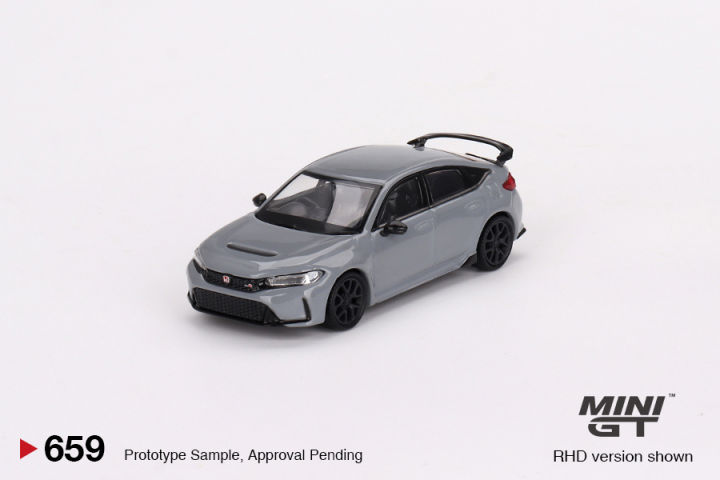 MINI GT Honda Civic Type R Rallye 2023 Rossa 1/64 Con Ruote ADVAN GT - MGT00546 - Foto 2