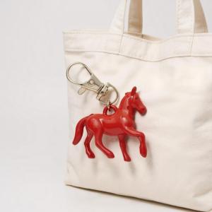 hananre Cute Acrylic Cartoon Animal Stereoscopic Small Horse Keychain For Women Men Charm Pendant Bag Decoration Accessories