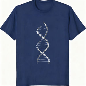 [Local Stock] VCC Funny DNA Helix Chain Mechanical White Crew Neck Short Sleeve Fitted T-Shirt For Cycling Bicycle Mountain Bike Lovers TEE