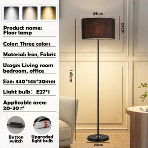 【COD】Floor Lamp Modern Nordic Style Floor Lamp LED eye protection modern ins style Creativity black Vertical Decorative lights Bedside lamp ﻿For Living Room Bedroom Sent from Manila within 24 hours