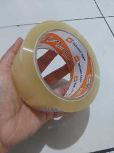 Lakban bening solasi solatip bening 2inch 95 - 100 yard isi 1 pcs