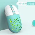 Chuột không dây Bluetooth, 2.4G Bộ thu không dây + Kết nối Bluetooth, đèn LED, im lặng, có thể sạc qua USB, tương thích với tất cả & điện thoại & máy tính xách tay & máy tính. 