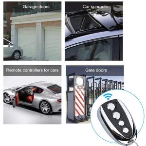 ABCD 433MHZ Universal Remote Cloning Duplicator Key Control 4 Channel Auto Garage Door Opener For Car