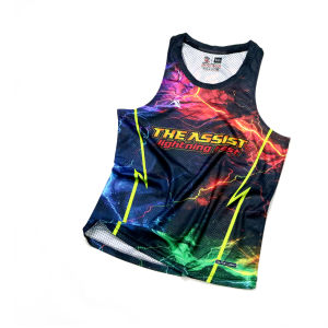 เสื้อวิ่ง เสื้อกล้าม ออกกำลังกาย รุ่น Top-TA202 Lightning Fast