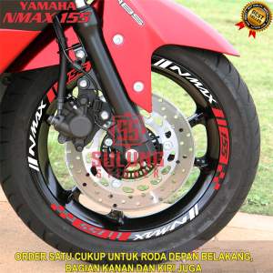 Stiker Cutting Lis Velg Motor Yamaha Nmax 155 Sticker Variasi Aksesoris Terbaru