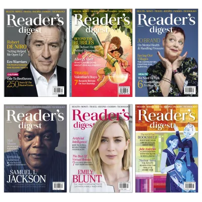 R. Digest Year 2020 UK & USA Version Magazines Collection (Read Detail Information)