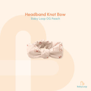 Bandana Bayi - Headband Knot Bow Tencel - Baby Loop