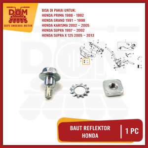 Baut Reflektor Honda (PSP) Baud Setelan Lampu Depan Honda Grand Prima Supra Karisma Supra X 125