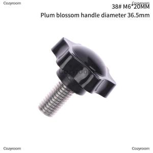 [COD] Cozyroom 2PCS Industry Equipment M6 M8 M10 38# Thread Star Shaped Clamping Bolt Knob Bakelite Plastic Head Handle Screw