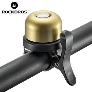 ROCKBROS Bicycle Alloy Copper Bell Classic Vintage Loud Sound Horn for MTB Road Bike Horns Fit Air Tag Bicycle Accessories