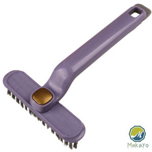 Makayo อเนกประสงค์ แปรงขนแข็ง หมุนได้ สําหรับทําความสะอาดร่องกระเบื้อง หมุนได้360° Floor brush