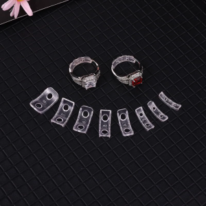 8 Sizes Clear Ring Size Adjusters Set Invisible Ring Adjuster for Loose Rings Fit Any Rings for Men Women