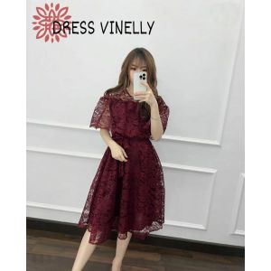 ED-DRESS VINELLY BRUKAT / DRESS BRUKAT WANITA MODEL BARU / DRESS BRUKAT KEKINIAN / DRESS BRUKAT WANITA TERLARIS / DRESS BRUKAT KONDANGAN / FASHION WANITA / MIDI DRESS BRUKAT / DRESS BRUKAT CANTIK / DRESS BRUKAT MURAH / COD