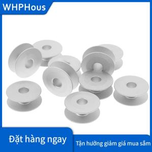 WHPHous 10 chiếc suốt chỉ nhôm công nghiệp 21mm cho ca sĩ Brother dụng cụ máy may