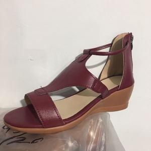 Free Shipping Summer Retro Sandals With A Wedge Heel And Thick Sole Available In Plus Sizes Featuring A Soft Sole For Casual Wear And Vacations