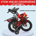 【TOP SALE+Best Sellers】Foldable Kids Bike For Kids, Children Bicycle Portable Outdoor Bike, For 2 to 9 years old 12/14/16/20 inches Auxiliary Wheels Learning Bike Kid Bike, Kids Bicycle for 2 to 8 years old Bike for Kids Learning Kids Bike. 