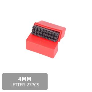 BETTERFORM 3-12.5 mm LetterNumber Stamp Punch Steel With Plastic Case Digital Letter Stamp Stamping Tools Letter Stamp