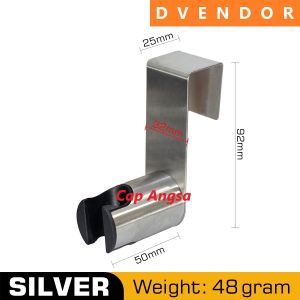 GANTUNGAN SHOWER HOOK KRAN CEBOK BIDET TOILET WC KLOSET TANPA PAKU