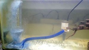 Rangkaian pipa air terjun aquascape