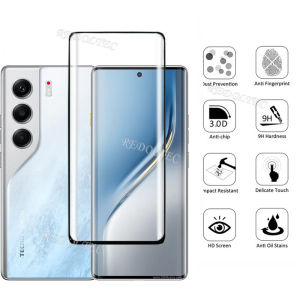 Tecno Camon 40 Pro 5G 2 in 1 Screen Protector+ Protector Full Cover Tecno Camon40Pro Camon40 Pro 5G Tempered Glass Film Protection With Camera Flim Protection