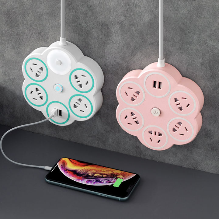 Creative usb socket plug-in multi-function strip plug-in board power ...