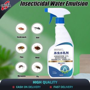 Plant-Based Cockroach Killer Spray - Safe Non-Toxic Home Insecticide for Kitchen/Bathroom Fast-Acting Roach Bait & Trap Kills All Cockroaches in 24H (Family/Pet Safe)