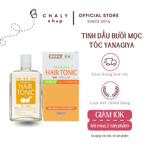 Tinh dầu bưởi kích thích tóc phục hồi chân tóc Hair Tonic Yanagiya Citrus 240ml Nhật Bản