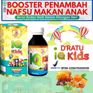 Vitamin Daya Tahn Tubuh Anak  Dan Penambah Nafsu Makan Madu anak iQ kids Bpom 150  gr addawa shop