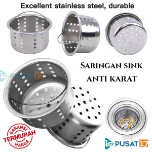 Saringan Wastafel Cuci Piring FIlter Afur Wastafel Stainless Steel