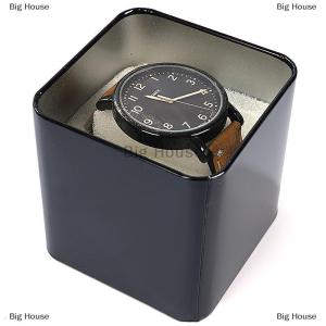 [COD] Big House กล่องจัดระเบียบนาฬิกาสี่เหลี่ยมสีดำ8ซม. ผู้ถือโชว์แผ่นดีบุกสามารถปิดเครื่องประดับโลหะกล่องของขวัญกล่องแสดงพร้อมเบาะ