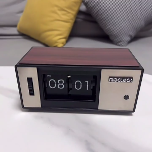 Toss Down Number Clock Old Industrial Plan AM/PM Indication Bedlight Function Car Motorbike Deck Item