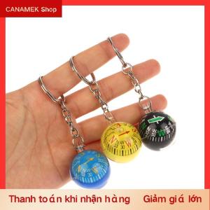 CS Round Shape Small Mini Survival Compasses For Outdoor Camping Hiking Travel Precision Dial EDC Ball Keychain