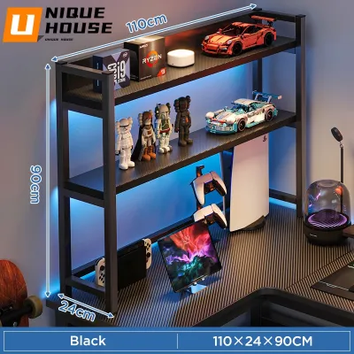 Gaming Table L Shape Table Meja Gaming High Quality Computer/PC/Study Table Thicker & Stable Anti-Scratch Table Meja Komputer Gaming Desk