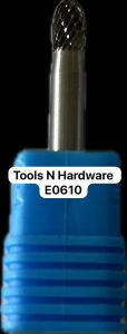 High-Quality E-Shape Carbide Burr for Power Tools - Compatible with Wood/Metal/Plastic Surfaces