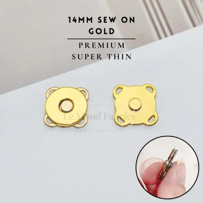 Le Mood Fabrics Magnetic Snap Button (14mm 18mm)/ Snap Fastener/ Butang Snap/ Butang Magnet