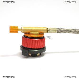[COD] zhangyuqing High Quality Camping Gas Furnace Converter Device Long Gas Tank Gas Furnace Conversion Head Metal Gas Tank Cylinder Adapter