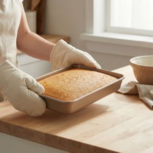 KECTTIO Multisize Square Baking Pan Thickened Carbon Steel Non-Stick Cake Baking Sheet Even Baking Food Safe Coating Bakeware Tools Pizza Bread