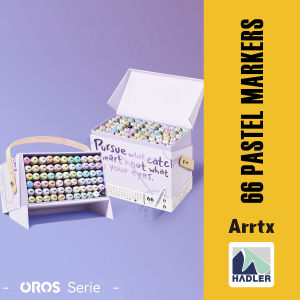 Arrtx Pastel Brush Alcohol Markers Oros 66 Colors