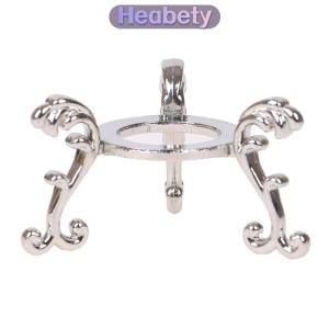 Heabety Đế đỡ trứng đá quý trưng bày mạ vàng giá đỡ quả cầu pha lê đồ trang trí