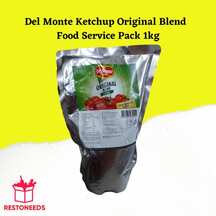 Ketchap Del Del Monte Ketchup Original Blend Food Service Pack 1kg | Lazada PH