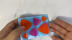 Earring Silicone Mold DIY Epoxy Resin Triangle Ear Drop Molds Making Tools Accessories Handmade Gift