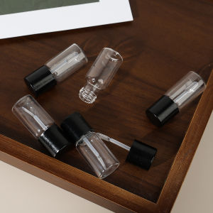 5PCS Mini Refillable Bottles Liquid Foundation 4ml Subpackage Travel Empty Bottle Mini Digging Spoon Glass Cosmetics Tools