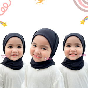 HoneyBlossom - Hijab pastan inner set / pashtan anak perempuan / pashmina anak / hijab bayi perempuan / pashtan kejora series 6 bulan - 6 tahun