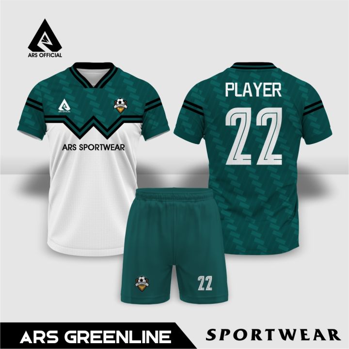 JERSEY FUTSAL JERSEY SEPAK BOLA PRINTING ARS GREENLINE Lazada
